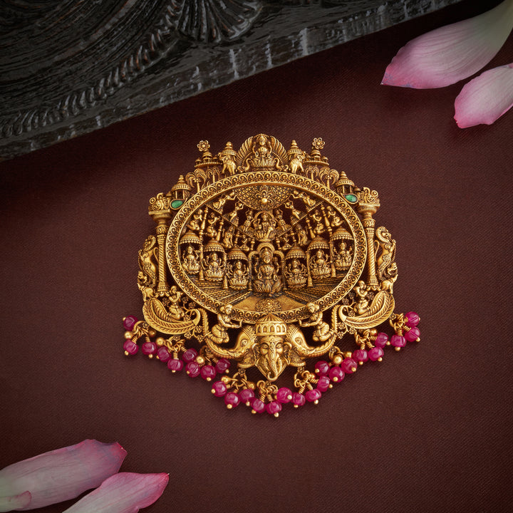 Sri Gajendra Temple Pendant