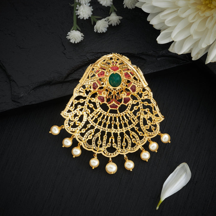Daisy-Pink CZ Pendant