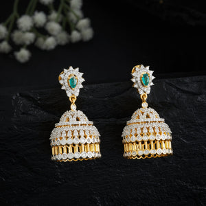 Lushora Pear CZ Jhumki