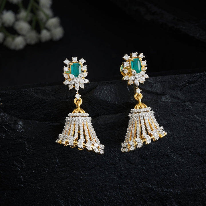 Jhali Craft CZ Jhumki