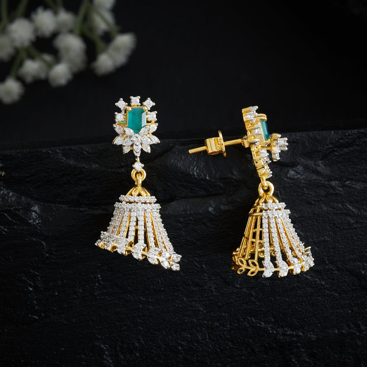 Jhali Craft CZ Jhumki