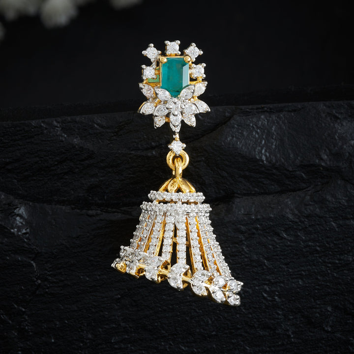Jhali Craft CZ Jhumki