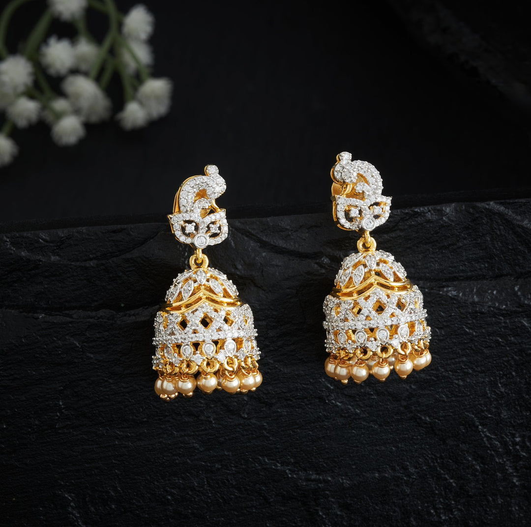 Plumelle CZ Jhumki