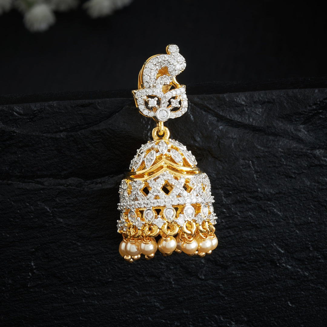 Plumelle CZ Jhumki