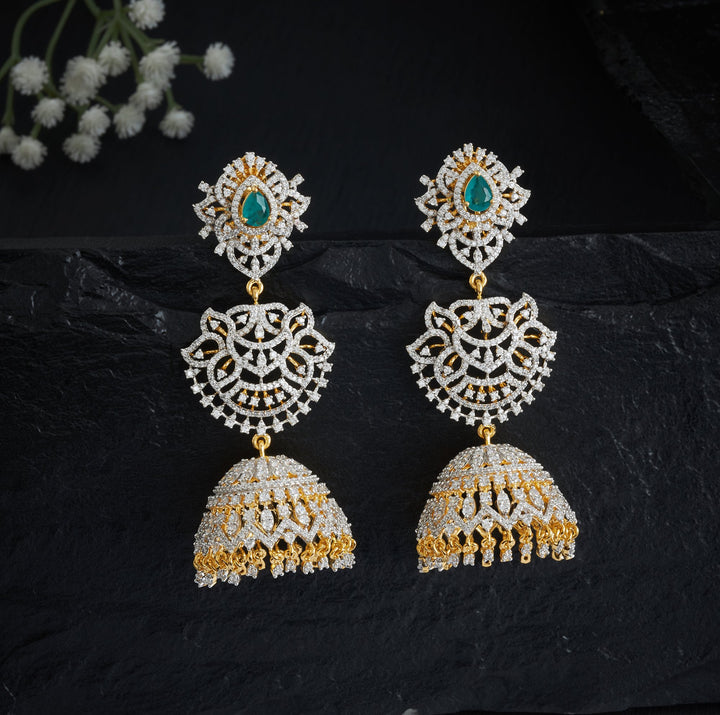 Pearzya CZ Jhumki