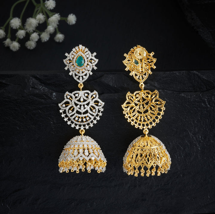 Pearzya CZ Jhumki