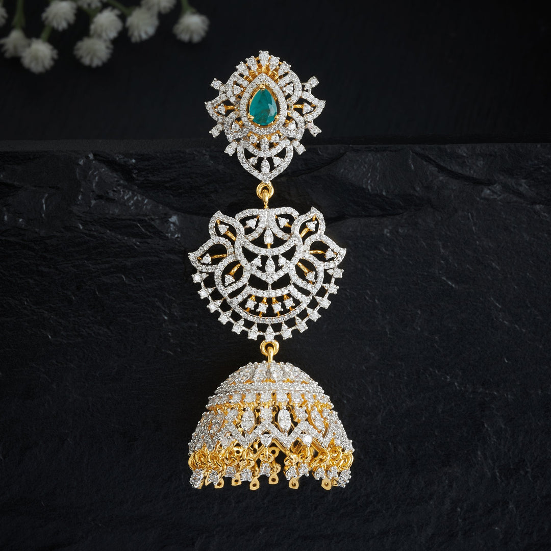 Pearzya CZ Jhumki