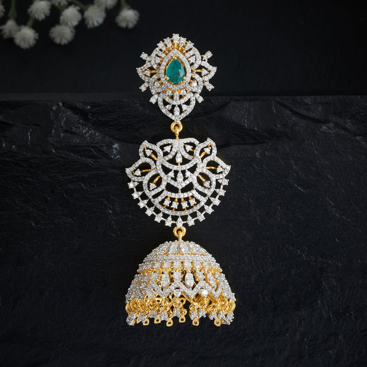 Pearzya CZ Jhumki