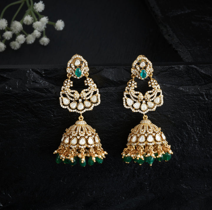 Ruvisha Moissanite Jhumki