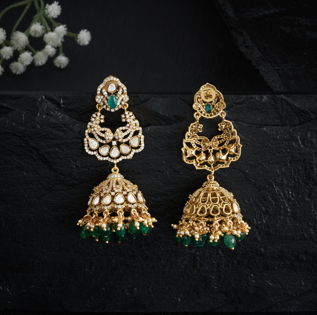 Ruvisha Moissanite Jhumki