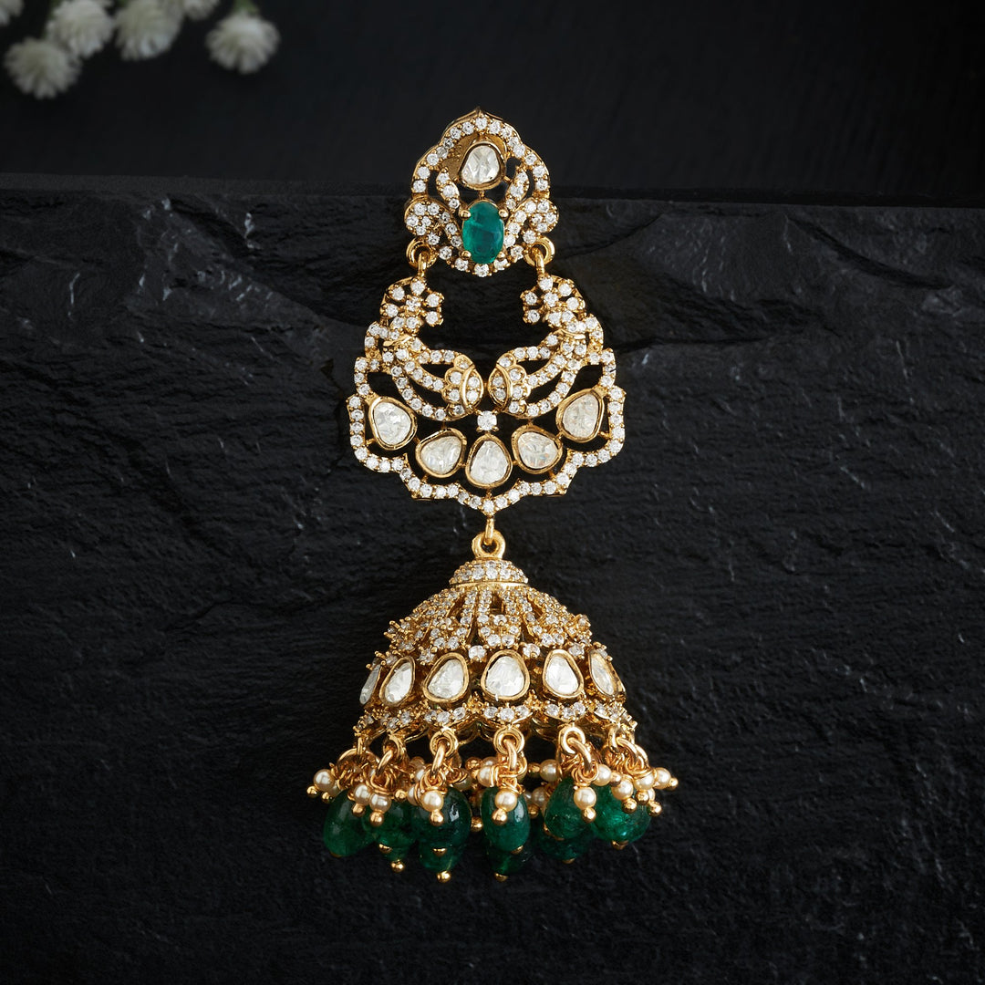 Ruvisha Moissanite Jhumki