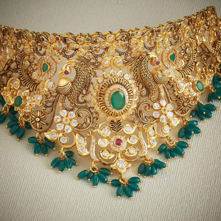 Pavonikha Nakshi Choker Set