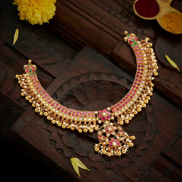 Pushnira Kundan Necklace