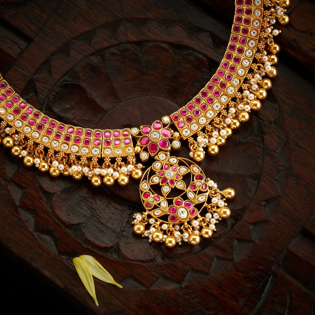 Pushnira Kundan Necklace