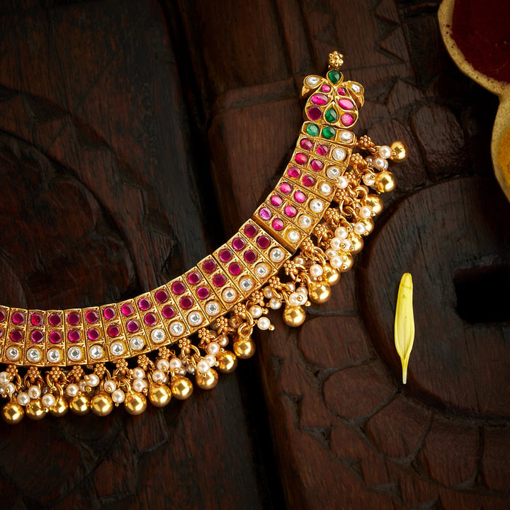 Pushnira Kundan Necklace