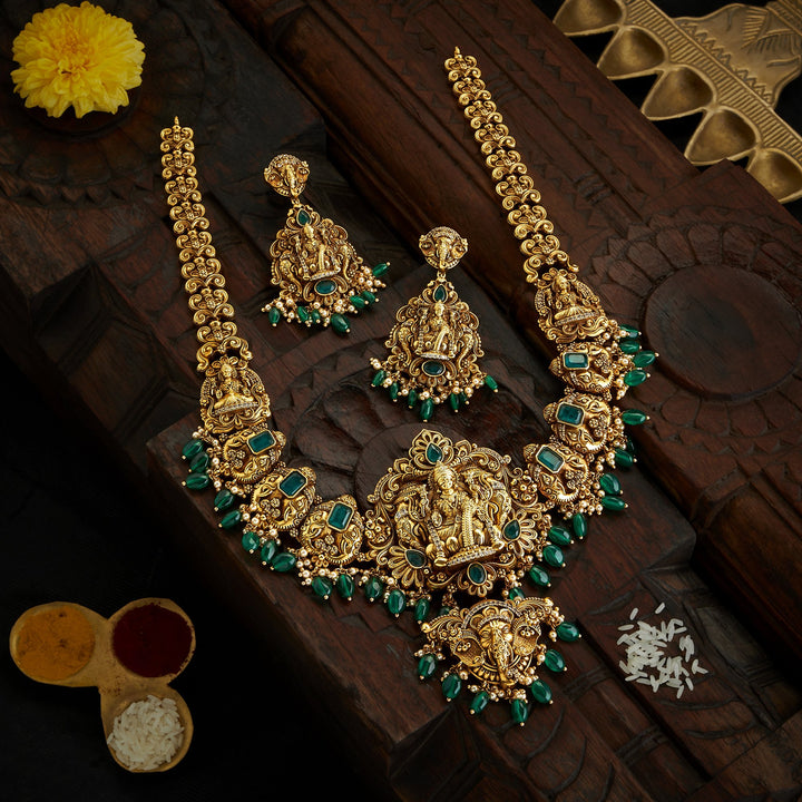 ShriVanya Temple Necklace Set