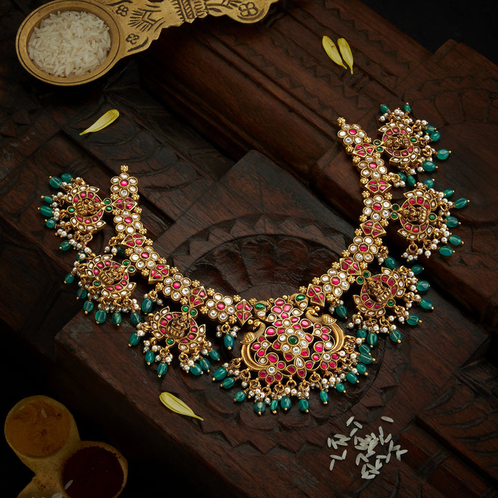 Saarviki Temple Necklace