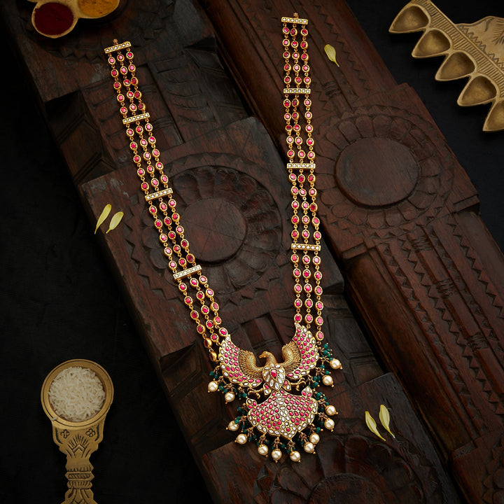 Garuda Reverse Kundan Necklace