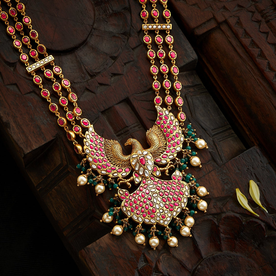 Garuda Reverse Kundan Necklace