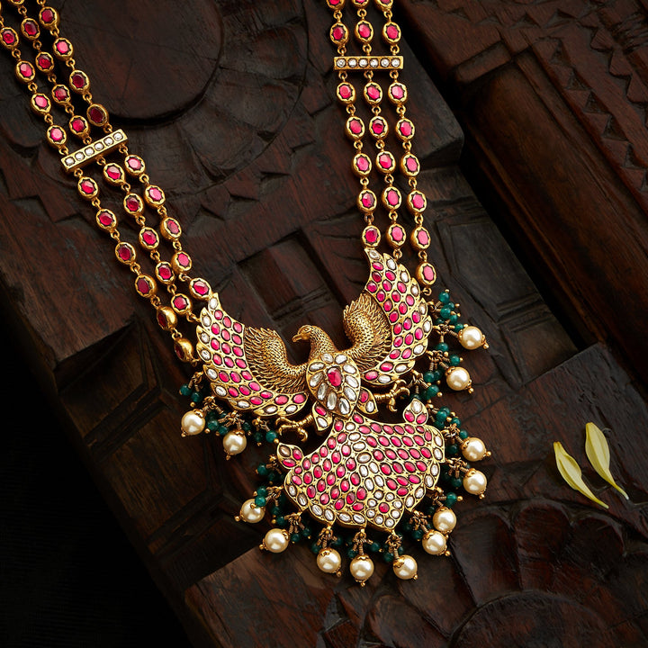 Garuda Reverse Kundan Necklace