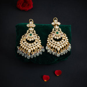 Gajanana Moissanite Chandbali