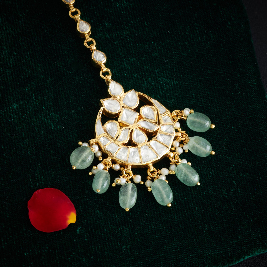 Vritti Moissanite Maang Tikka