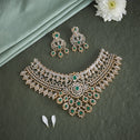 Floraa-Verdure CZ Choker Set