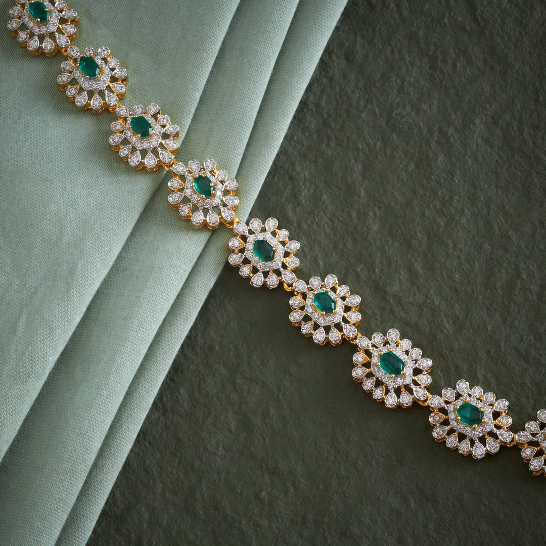 Florazura CZ Necklace Set
