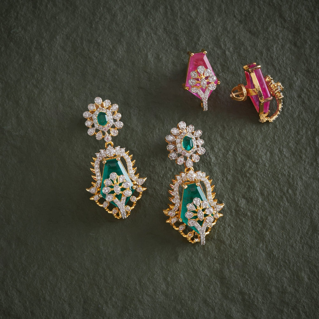 Florazura CZ Necklace Set