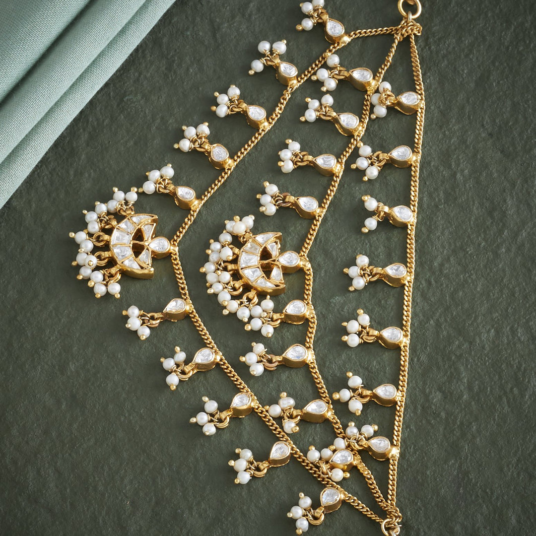 Pearl Sampada Moissanite Matil