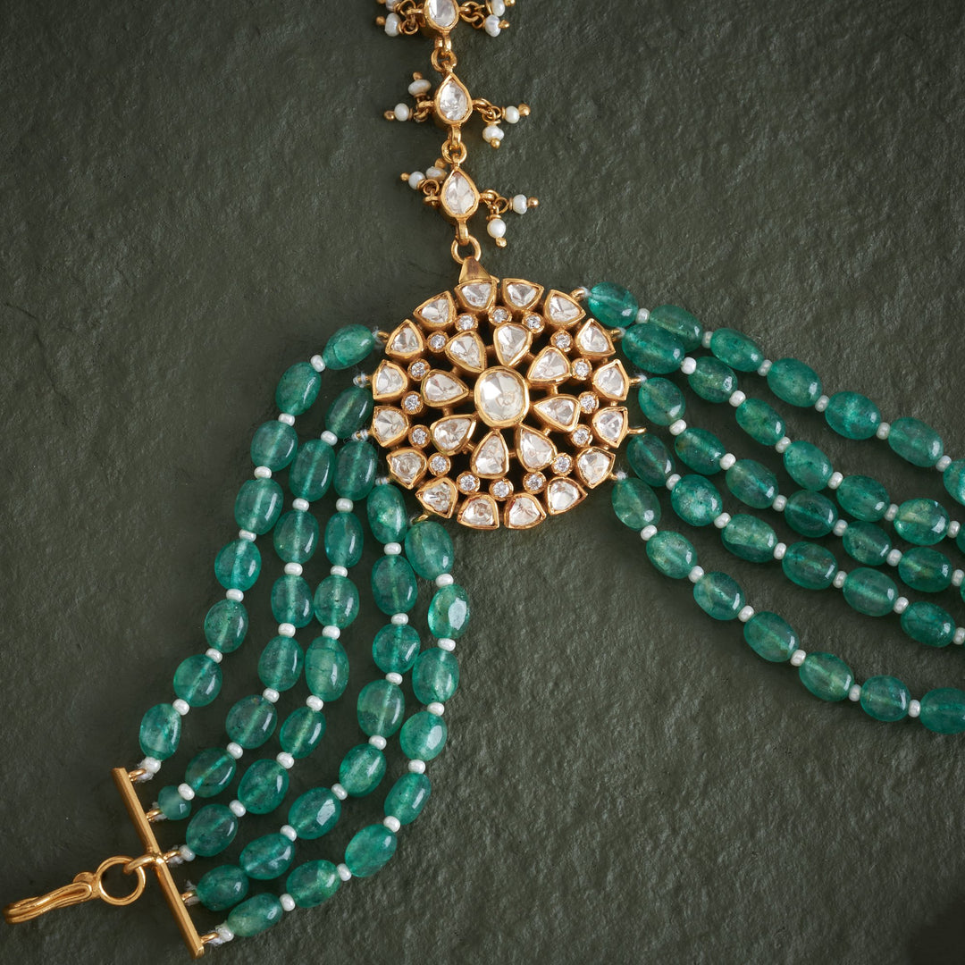 Pearl & Elara Moissanite Haath Phool