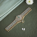Greeny Pearl Drop CZ Hip Belt