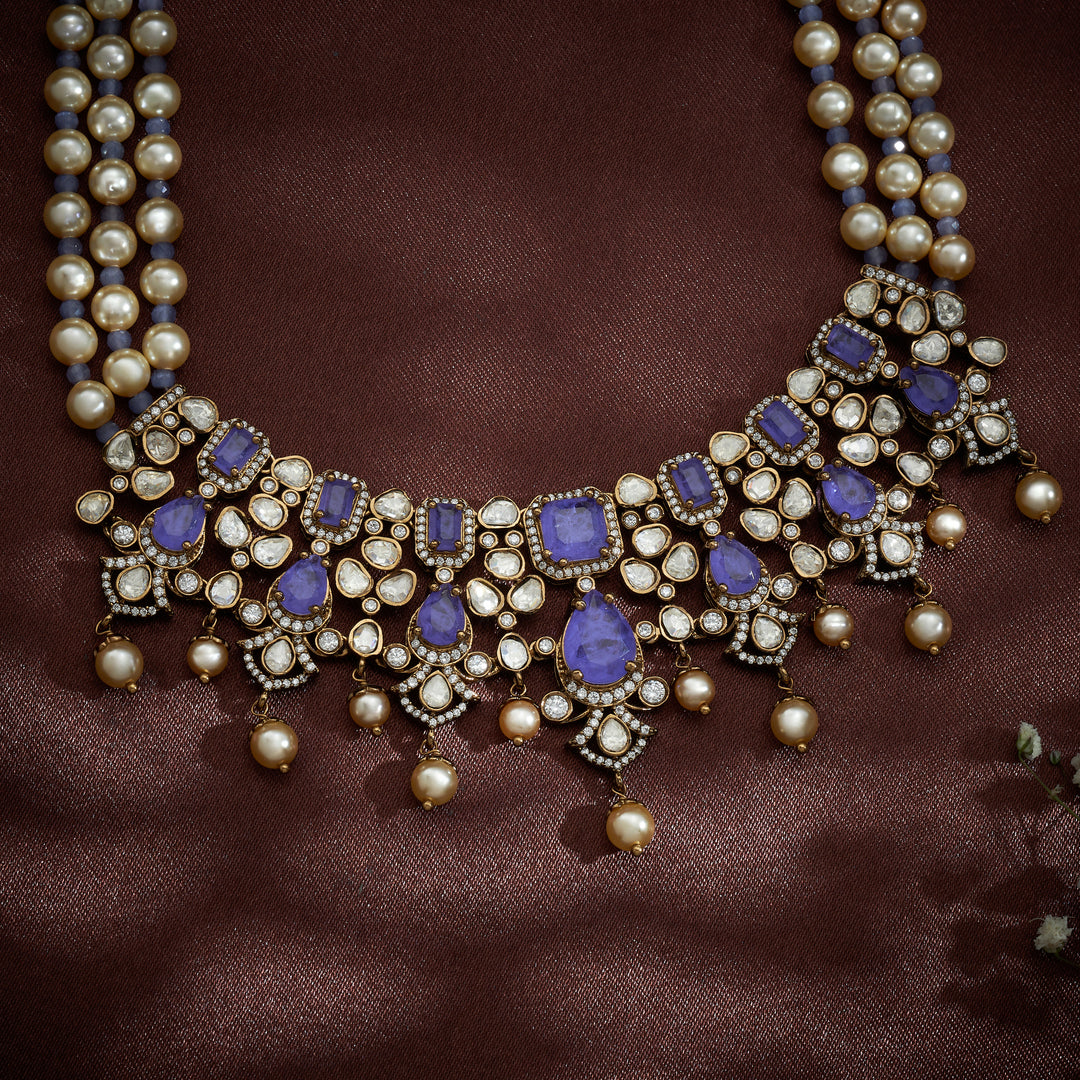 Violet Victorian Necklace Set