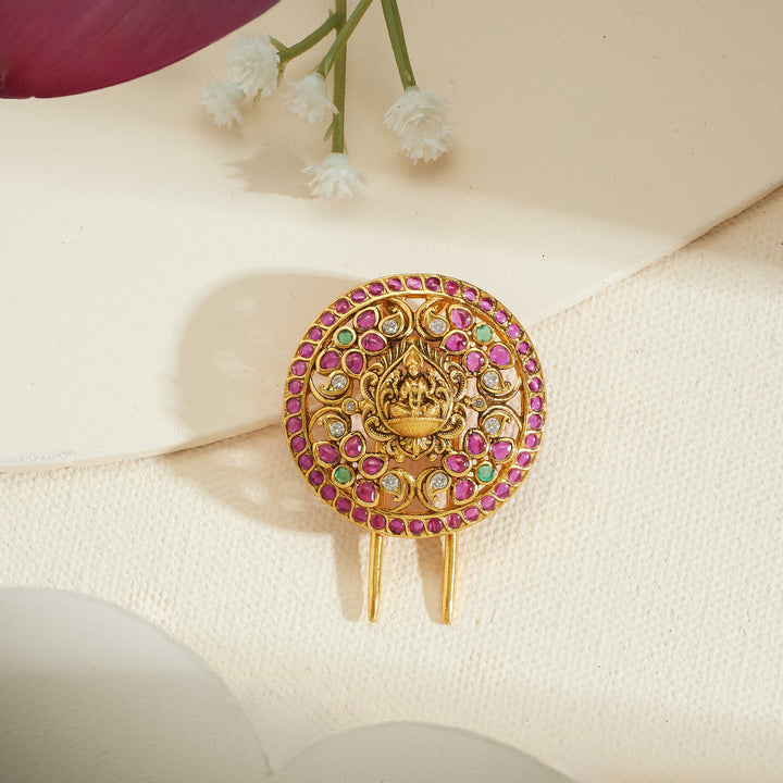 Shubhira Temple Hair Brooch