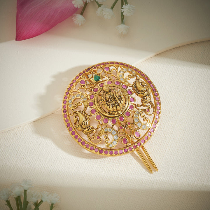 Kanakleela Temple Hair Brooch