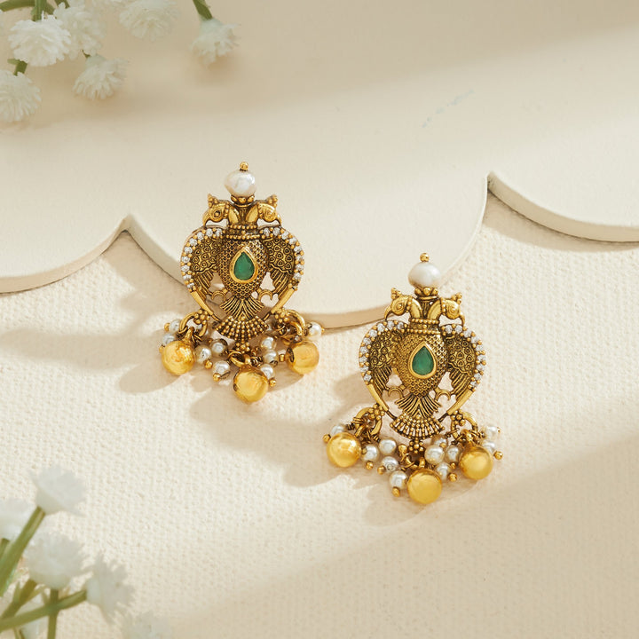Dviraja Nakshi Studs
