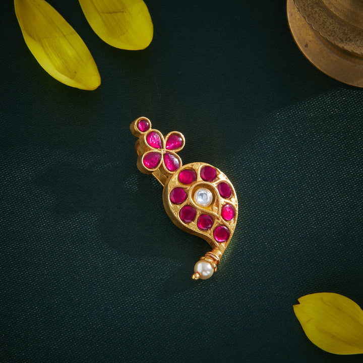 Aam-Pearl Kundan Pendant