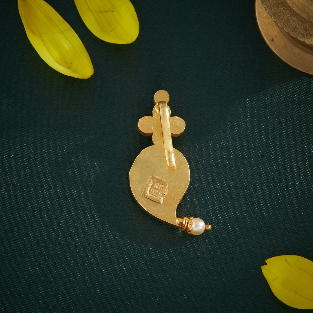 Aam-Pearl Kundan Pendant