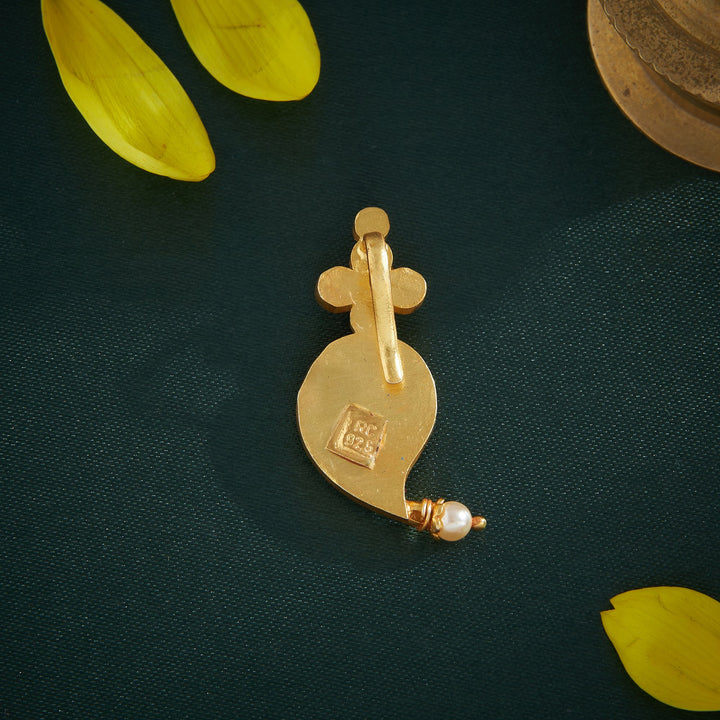 Aam-Pearl Kundan Pendant