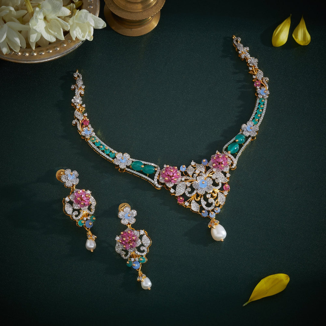 Regal Elysia CZ Necklace Set