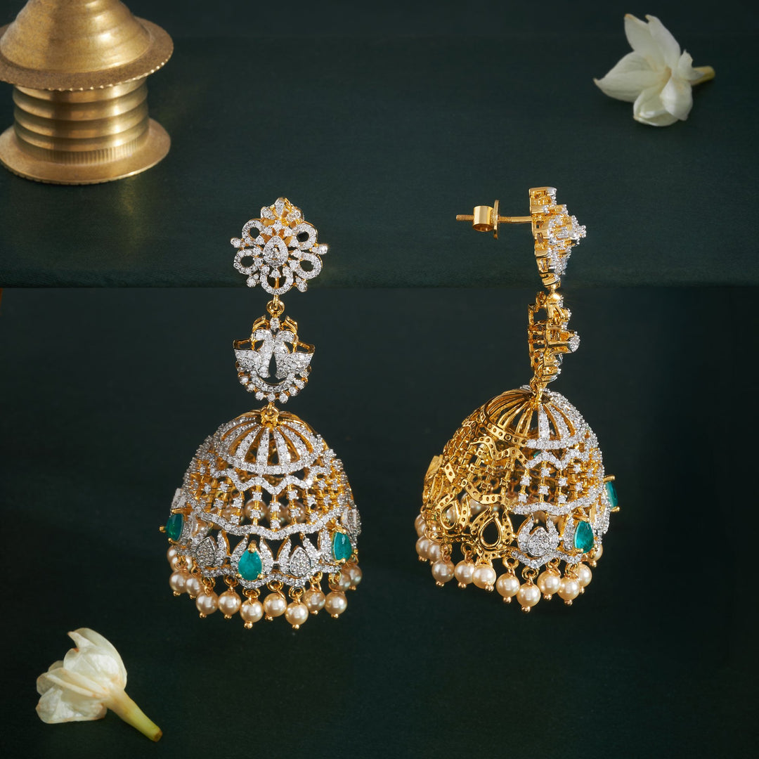 Vritika CZ Jhumki