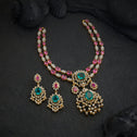 Rose Garden Spark CZ Necklace Set