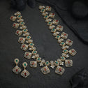 Zivara Peacock CZ Necklace Set