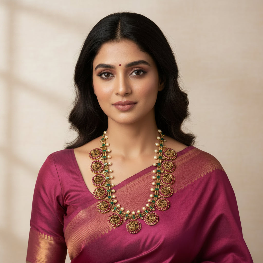 Divya Lakshmi Bottu Necklace