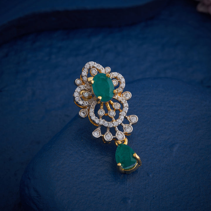 Viridian Bloom Danglers