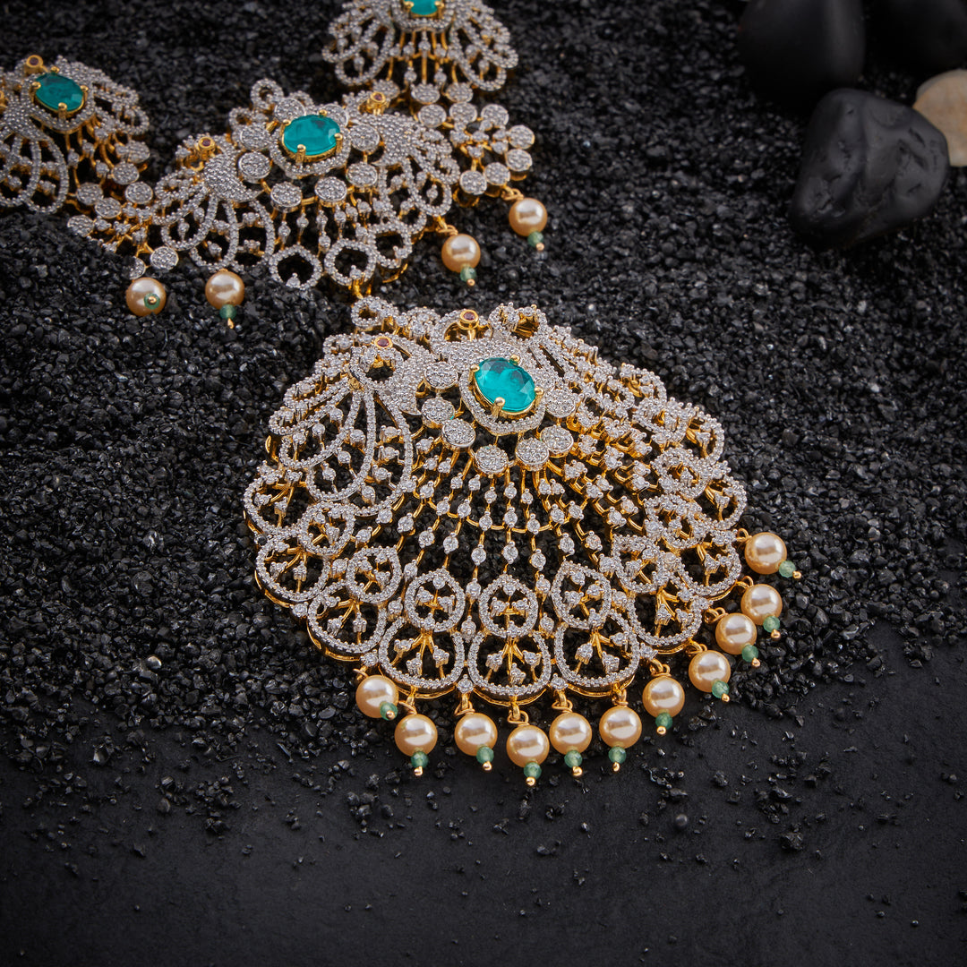 CZ Floral Haaram