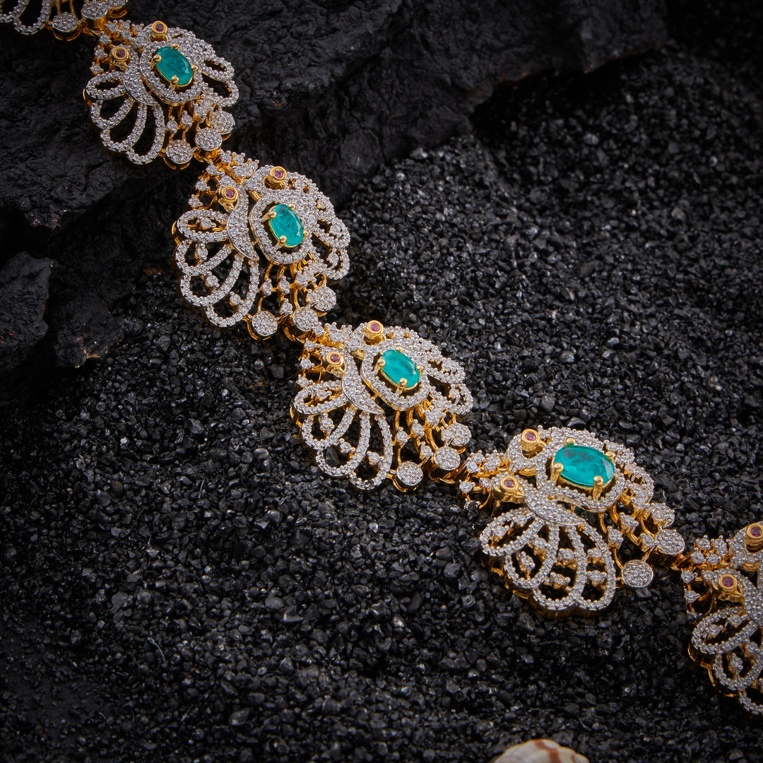 CZ Floral Haaram