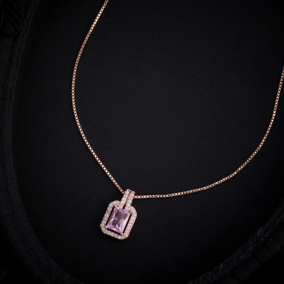 Soft-Pinkish Chain Pendant
