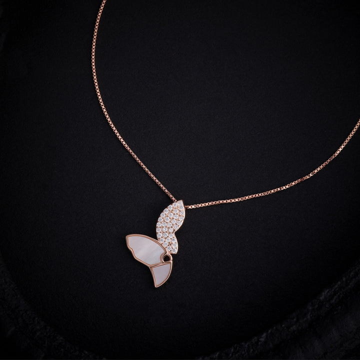 Butterfly Chain Pendant Set