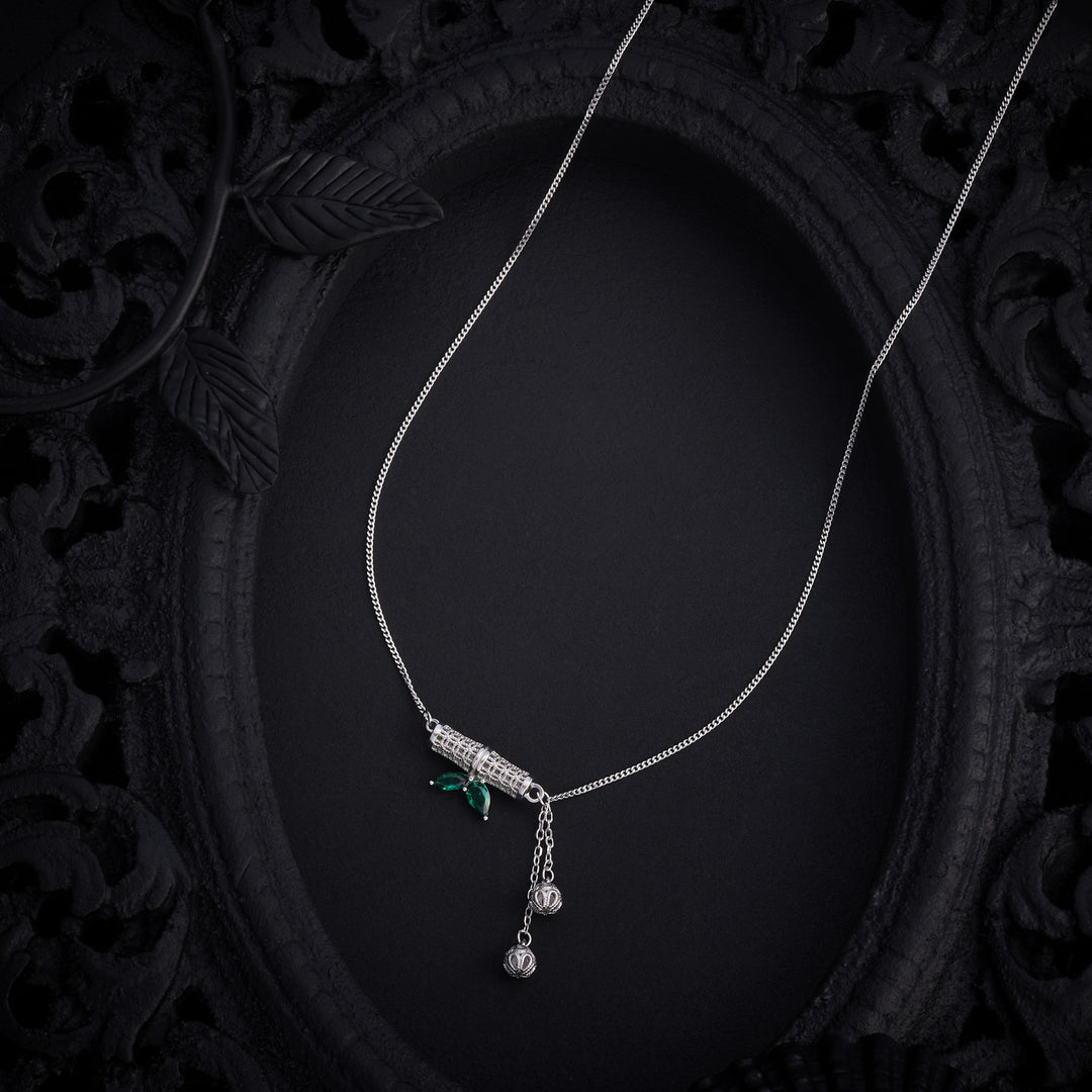 Green-Glow Chain Pendant
